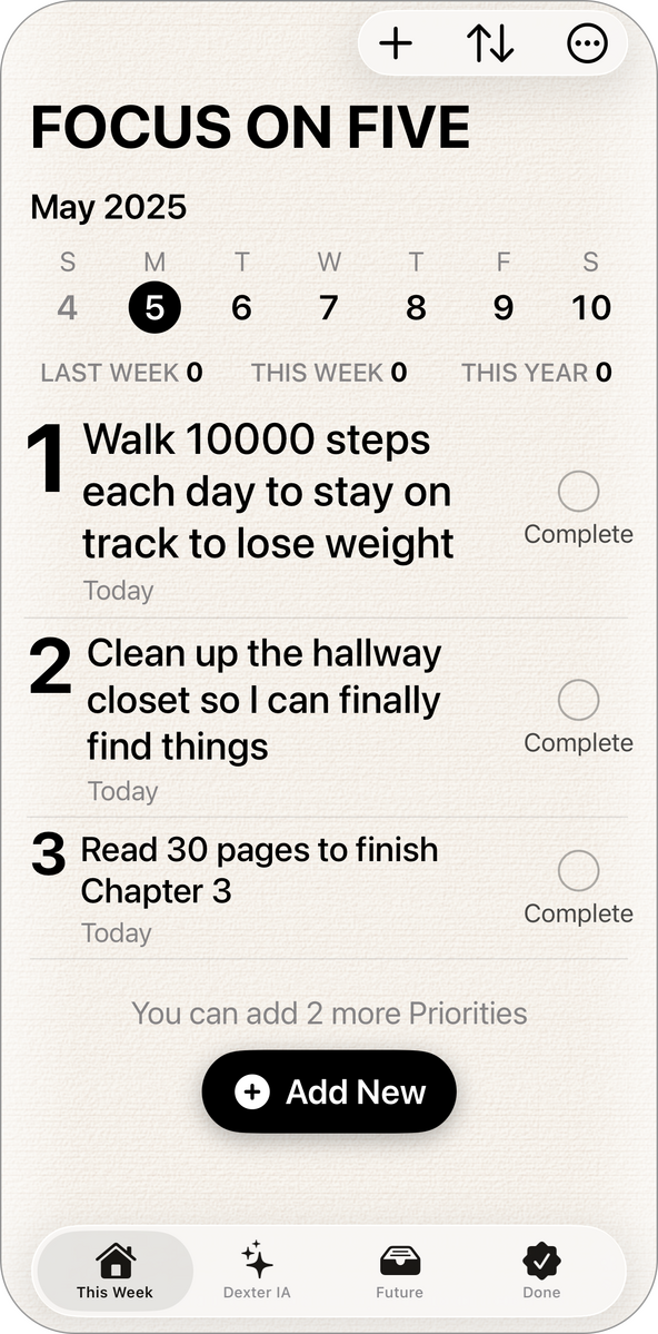 Focus on Five Focus on Five